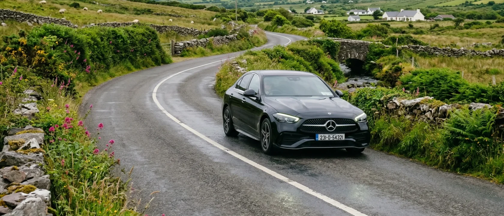 Black Mercedes C‑Class